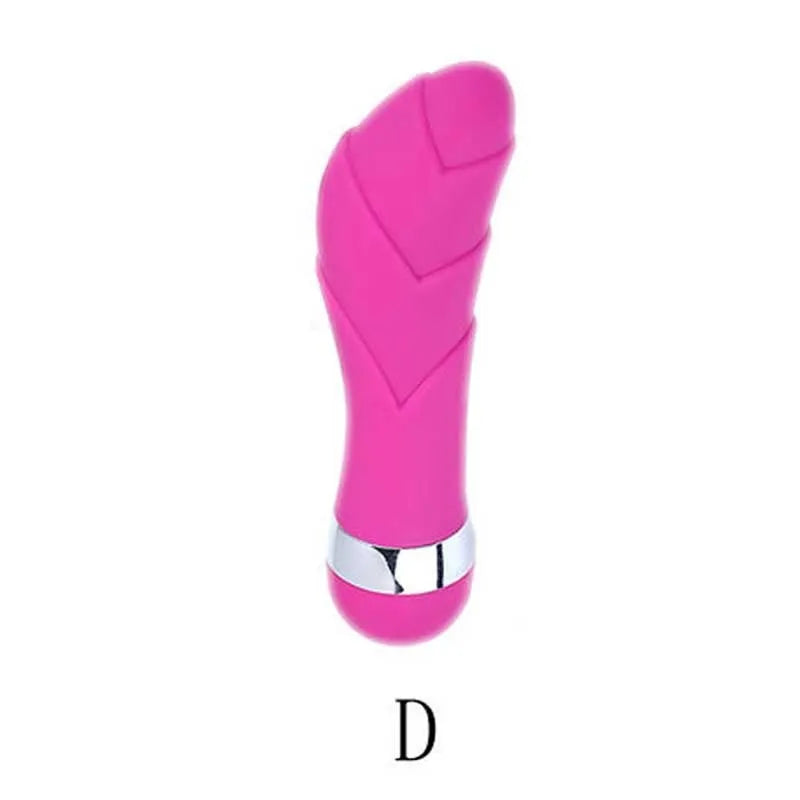 Six styles of mini realistic dildo vibrators for women on display