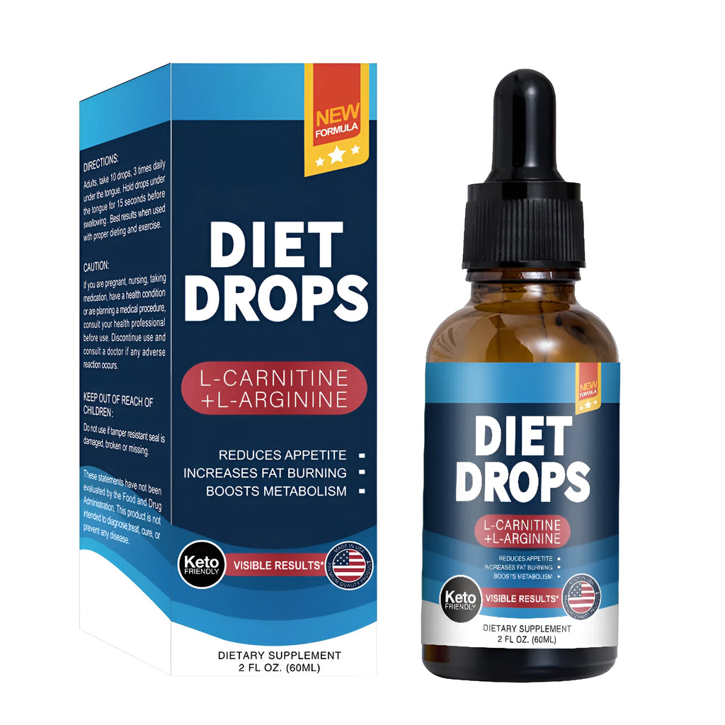 60ml ketone drops bottle supplement for ketogenic diet support