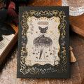 Retro Gothic THALO style A5 notebook with Pan Shen's Maze, Forest, or Red Fruit Temptation cover designs.