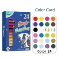Set of soft head gouache pens for pressure-free artistic work on greeting cards and graffiti