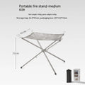 Silver stainless steel barbecue grill and net set for outdoor cooking with group