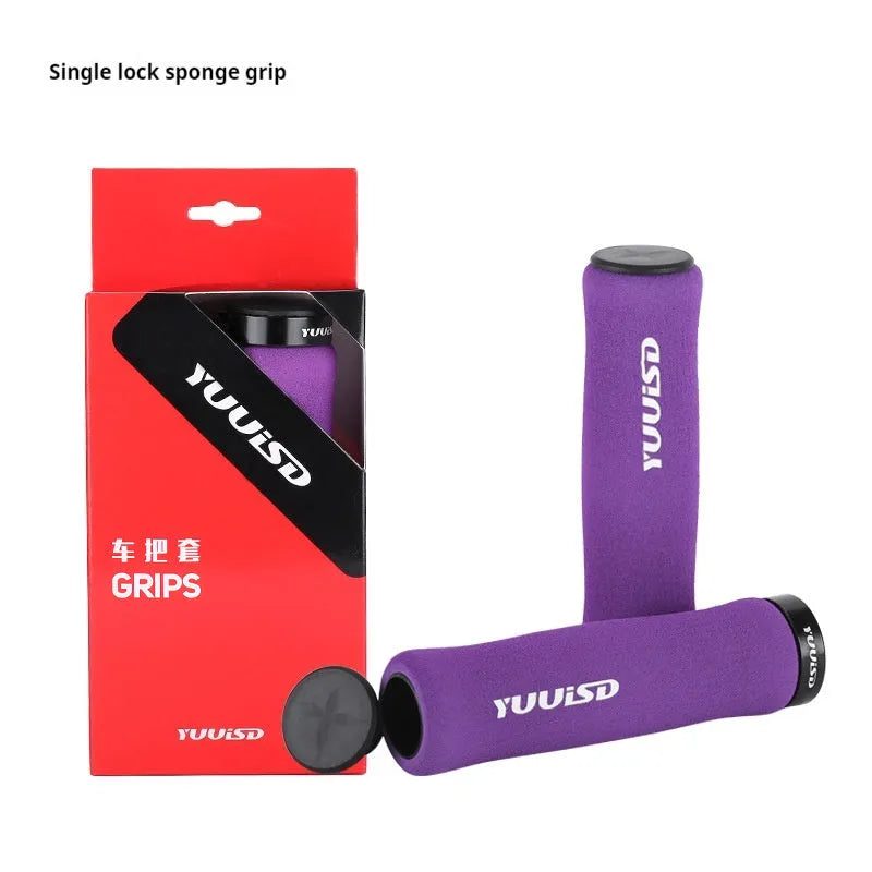 Pair of 41g ultra-light sponge mountain bike handle covers in choice of colours