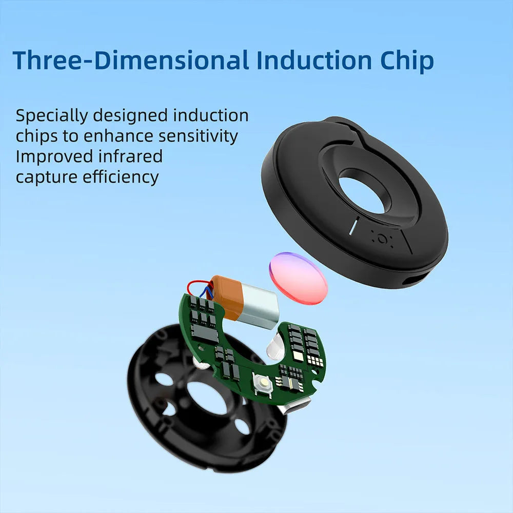 Infrared camera detector with compact design for hidden camera scanning