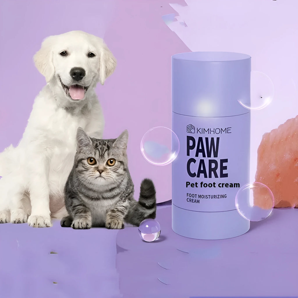 40g tin of pet foot moisturising cream with Brazil palm wax for cat and dog paw care