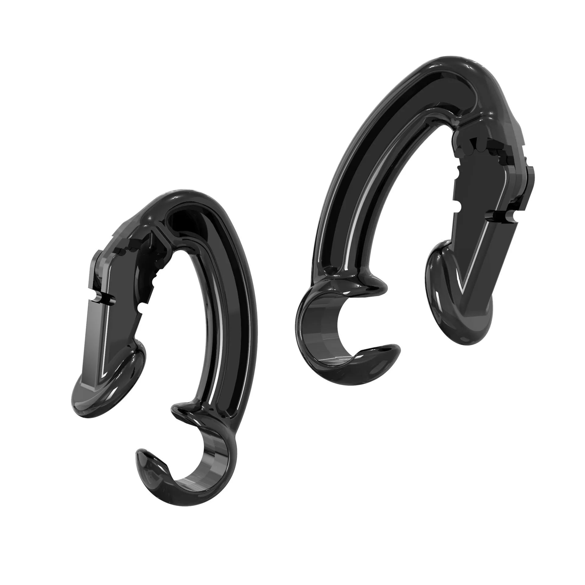 White anti-lost earphone clip attached to back of AirPods case