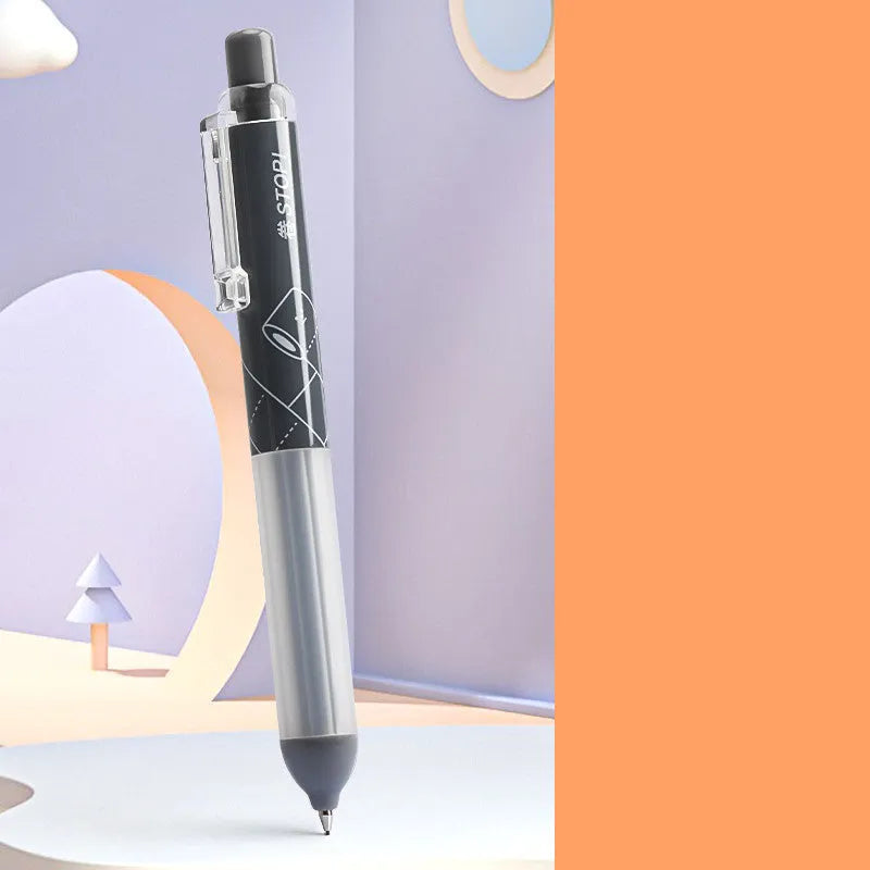 Automatic pencil with cloud grip design in black or white colour, 0.5mm HB lead for writing