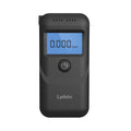 Black household alcohol tester breathalyzer device for drunk driving detection