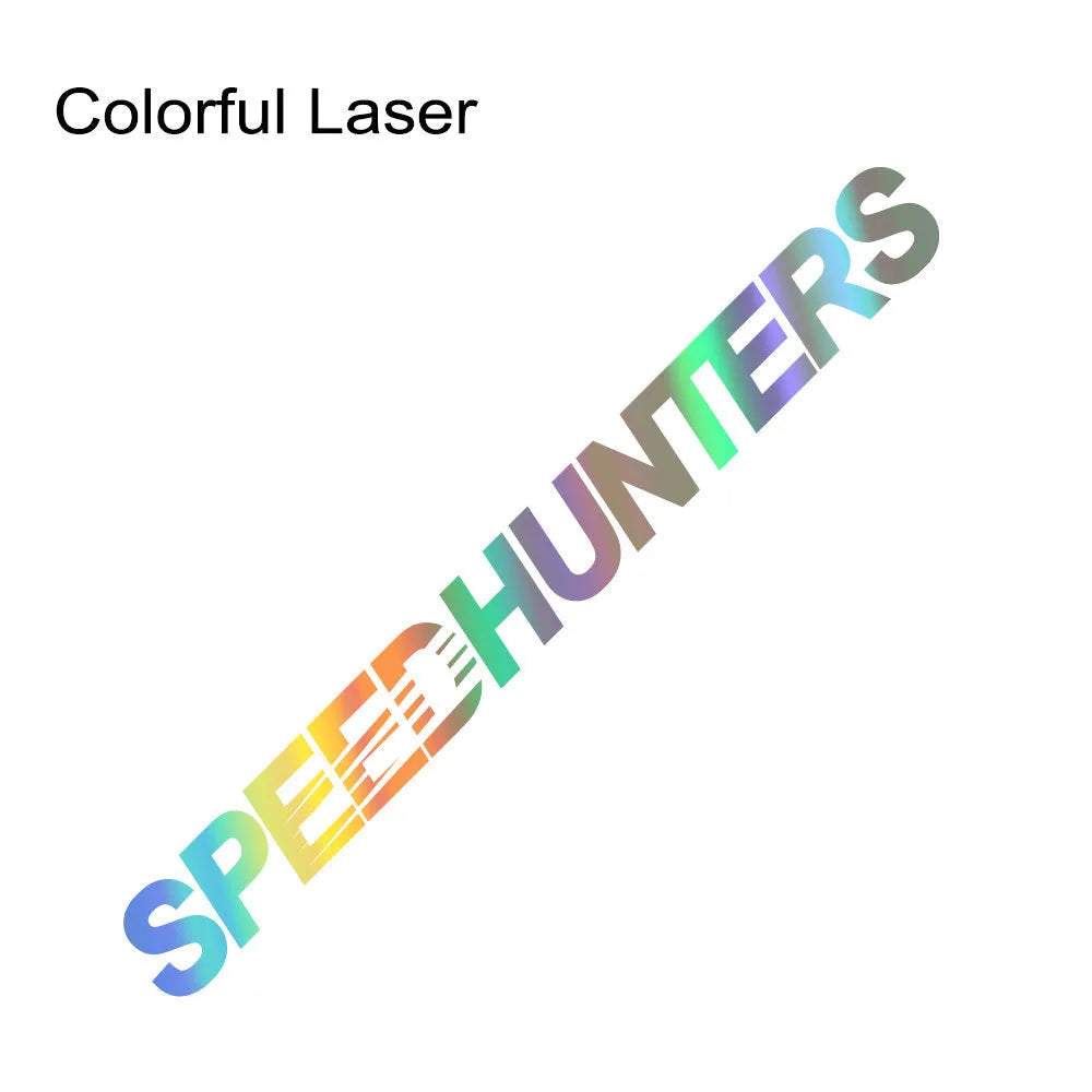 59 by 10 cm reflective car vinyl sticker in multiple colour options on adhesive backing.