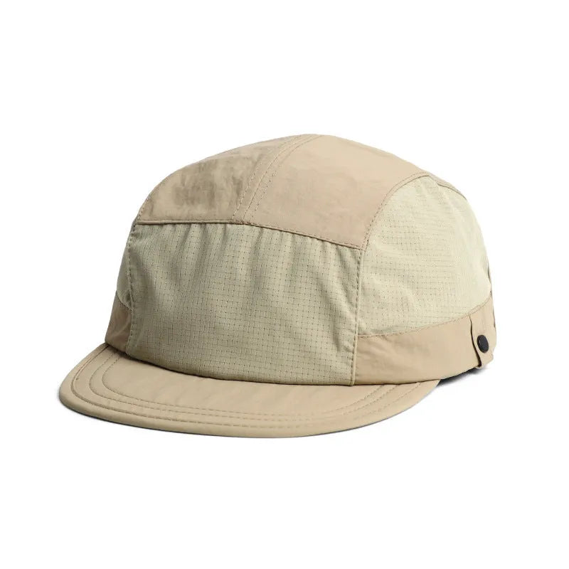 A quick-drying polyester sun hat with a dome crown and soft tongue, shown in Army Green colour.