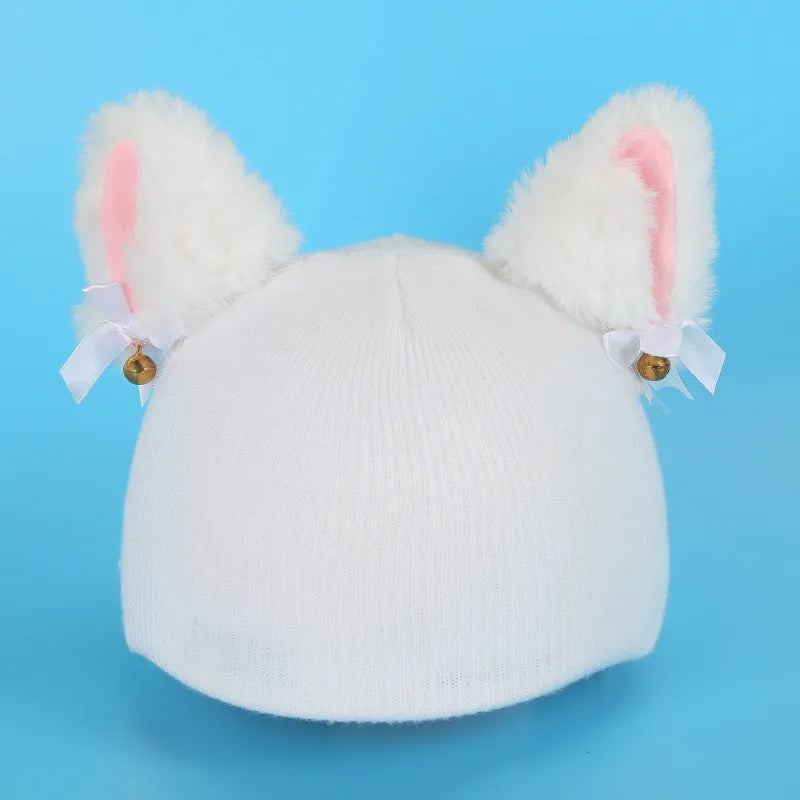 Plush fabric cartoon design helmet cover for motorcycle helmet decoration in medium size