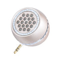 Universal external amplifier speaker in black, local gold, or rose gold with engineering plastic enclosure.