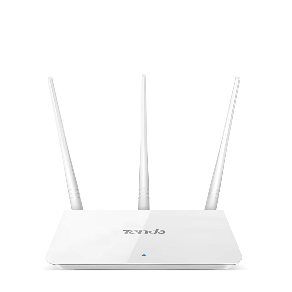 White plastic dual-band wireless router with 2.4G and 5G frequency support