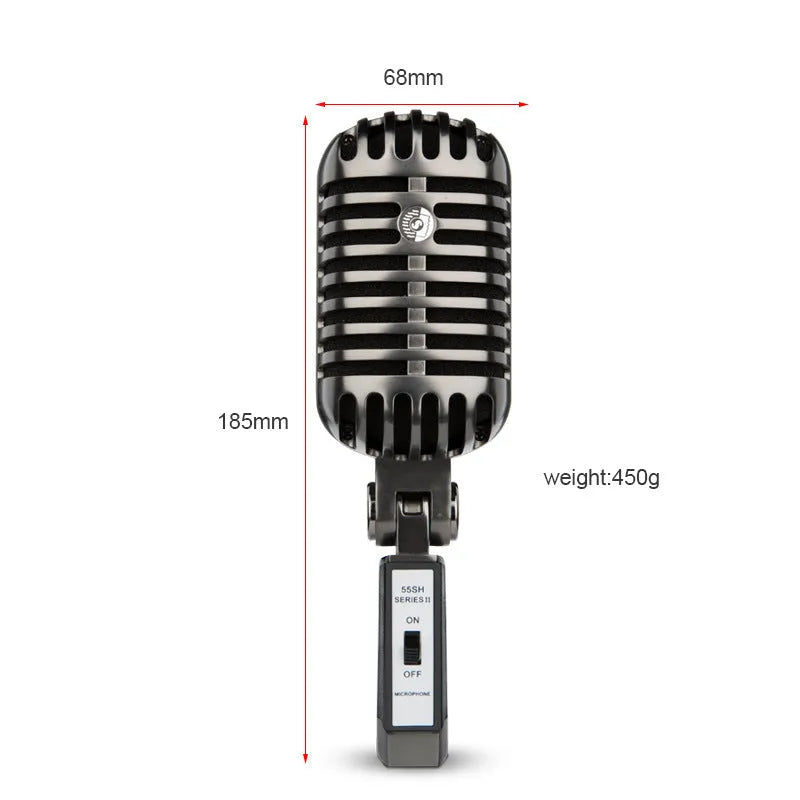 FG2 colour wireless condenser microphone with cardioid polar pattern for karaoke and recording