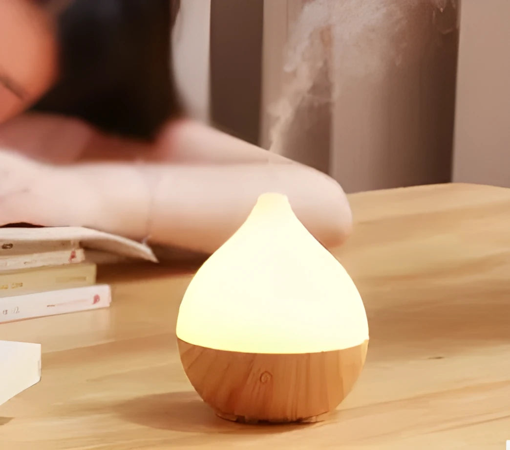 Asakusa wood grain style 100ml ultrasonic essential oil aroma diffuser and humidifier.