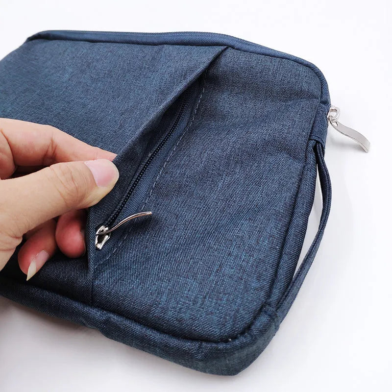 Canvas tablet leather case handbag bag for iPad Pro 12.9-inch in four colour options