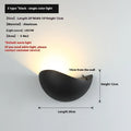 Black bird's nest design LED lamp with IP65 waterproof rating for courtyard and bedroom use