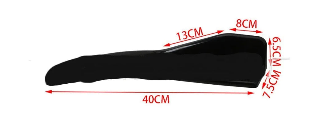 Front and rear black ABS car spoiler for General Motors vehicles