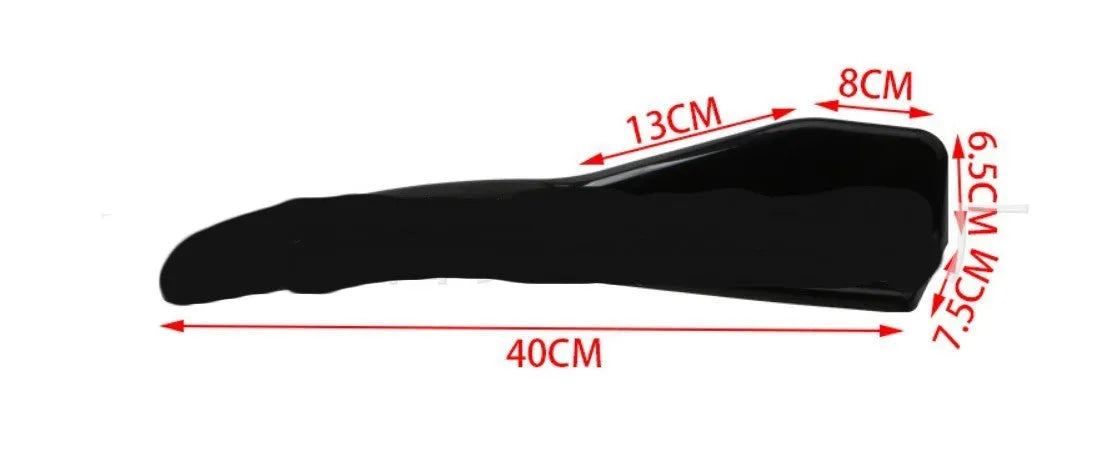Front and rear black ABS car spoiler for General Motors vehicles