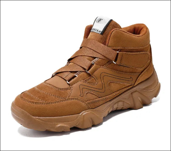 Men's shoes showing colour options including black, blue, brown, and dark grey with size range displayed