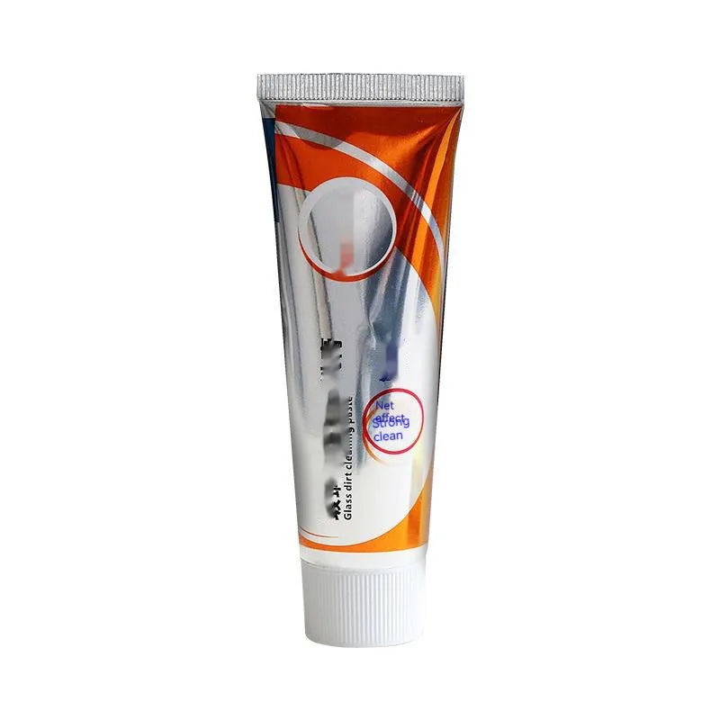 65ml car windscreen cleaning paste in white container with sponge applicator for removing oil stains