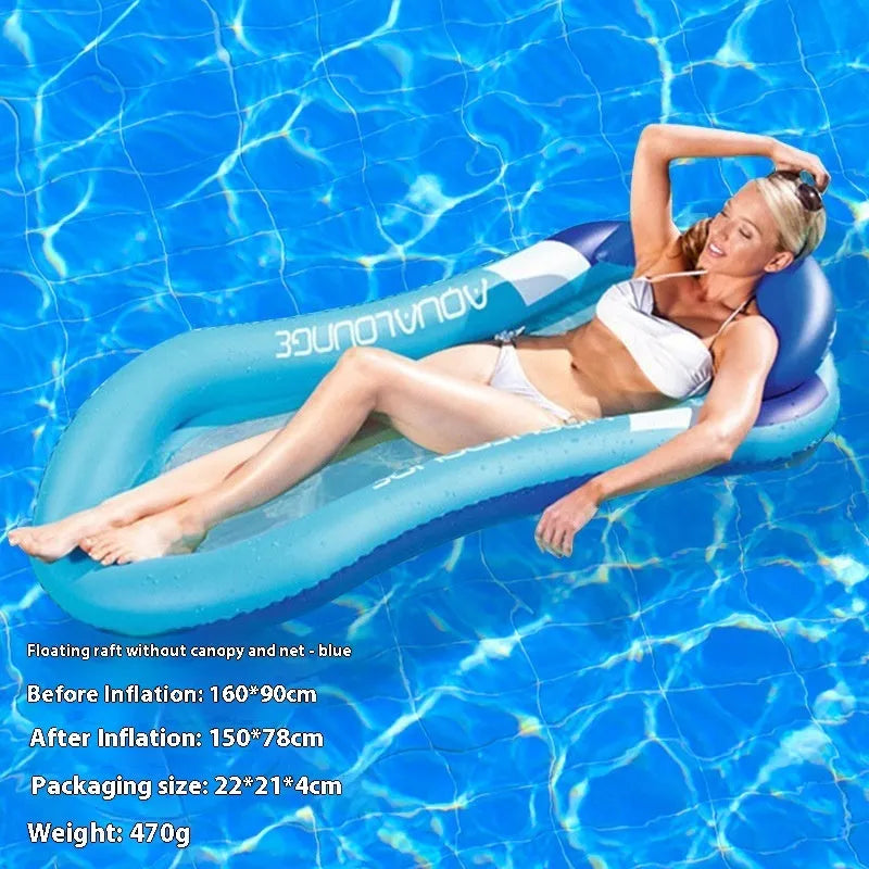 PVC inflatable floating row pool float in a choice of colours and designs including watermelon and flamingo.