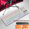 K87 mechanical keyboard in selected colour with green or red switches and metal case