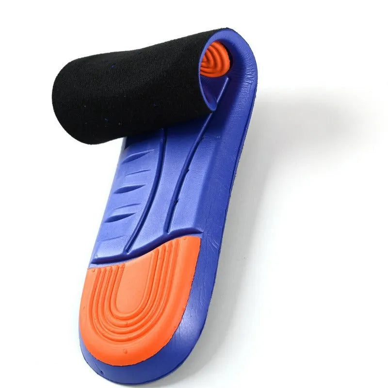 Shock-absorbing breathable EVA insole with holes for men and women thin XD-679 style without interlayer
