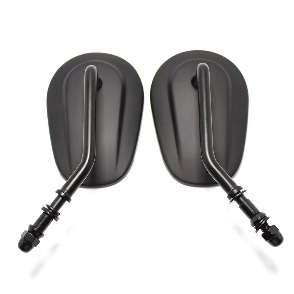 Black aluminium alloy motorcycle rearview mirror 27x12x8.5 cm for Harley-Davidson XL