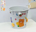 Round metal pen holder desktop storage box in multiple colour options
