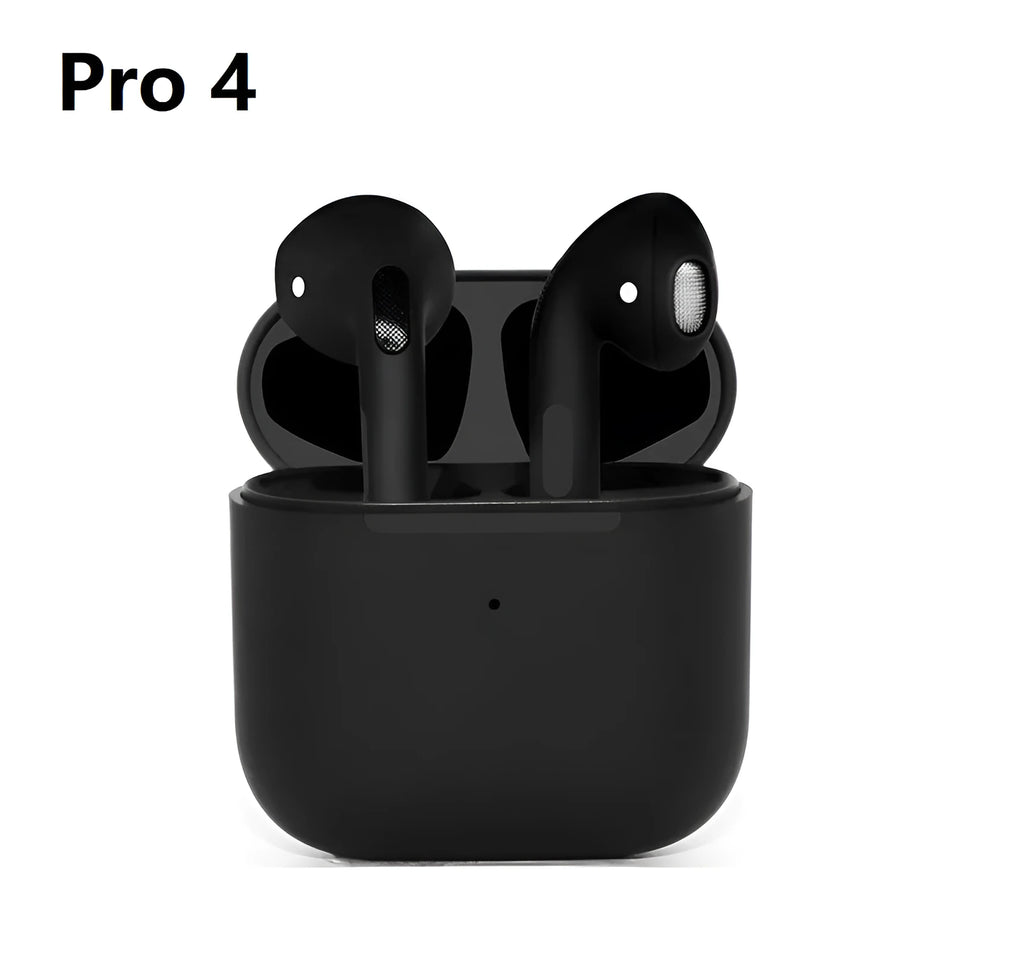 Sports Pro4 wireless Bluetooth headset in black or white colour, in-ear sports design