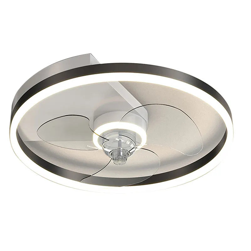 Simple modern Nordic-style white ceiling light with LED bulbs, designed for a child's bedroom.