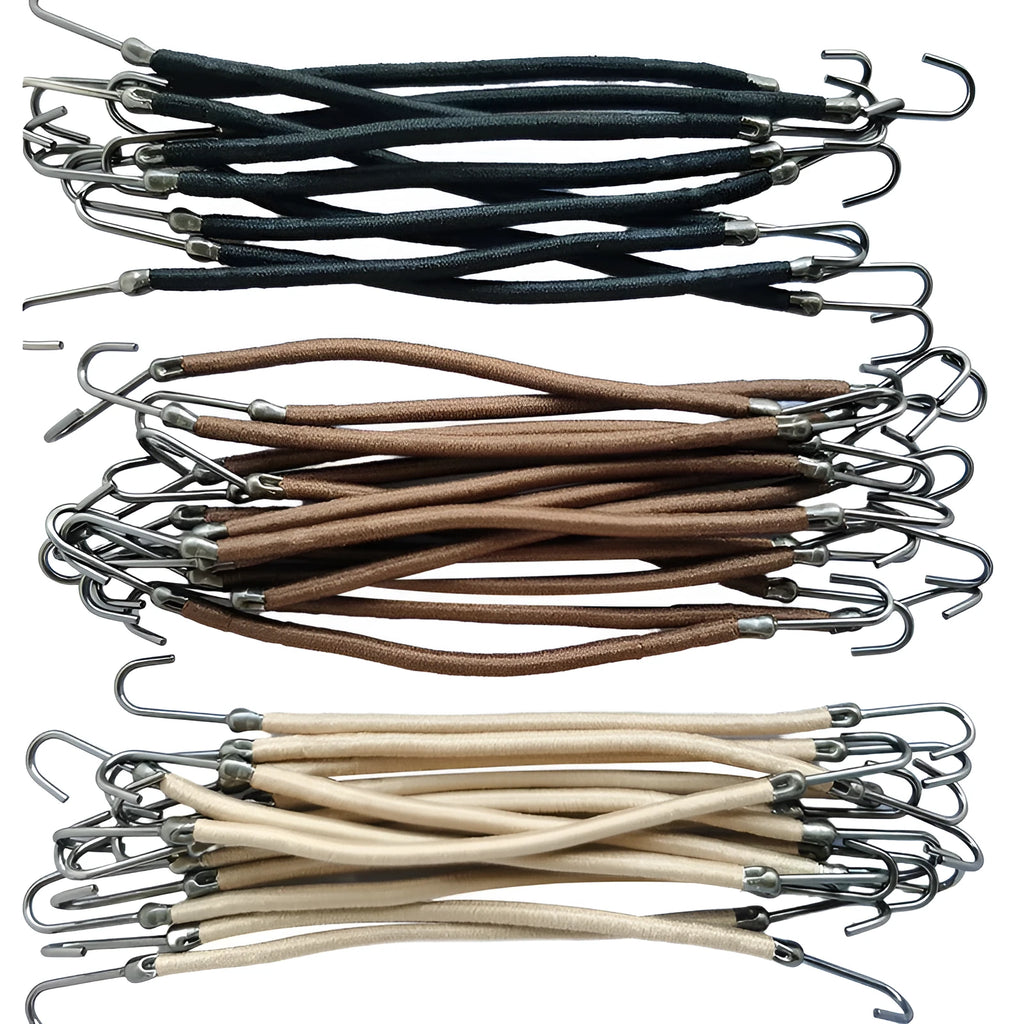 Wig double hook hair styling tool in hand-weaving construction with solid colour options