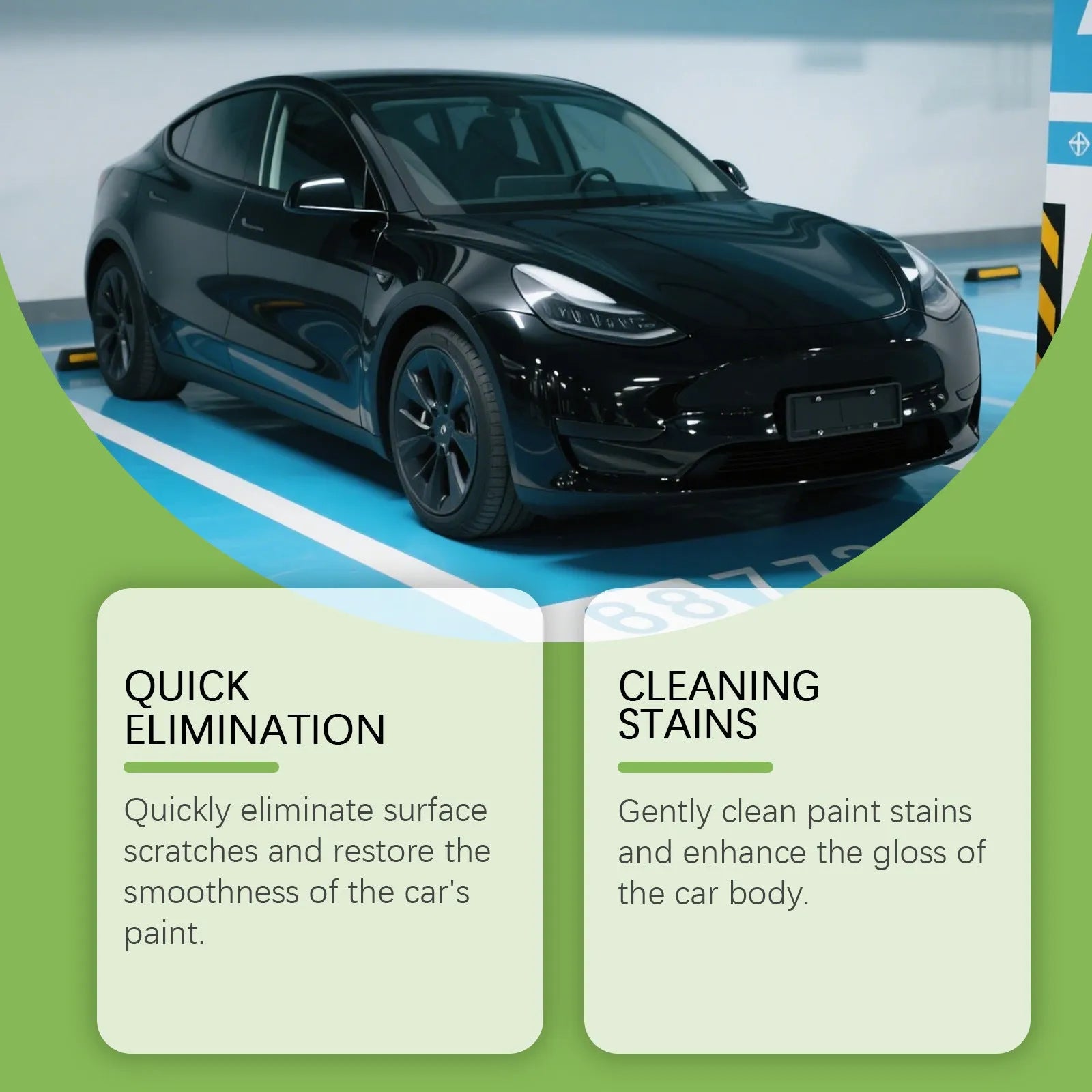 100g car scratch recovery cream tube with calcium carbonate formula for paint surface marks