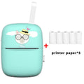 Bluetooth portable printer for wrong questions and labels, 55mm width, 300DPI, blue colour, compact size
