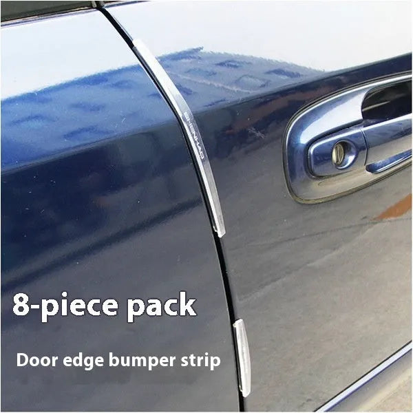 White plastic car door edge protection strip for general vehicle models