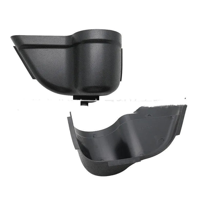 Black ABS plastic door storage box for Jeep Wrangler JK and JL model interior organisation.