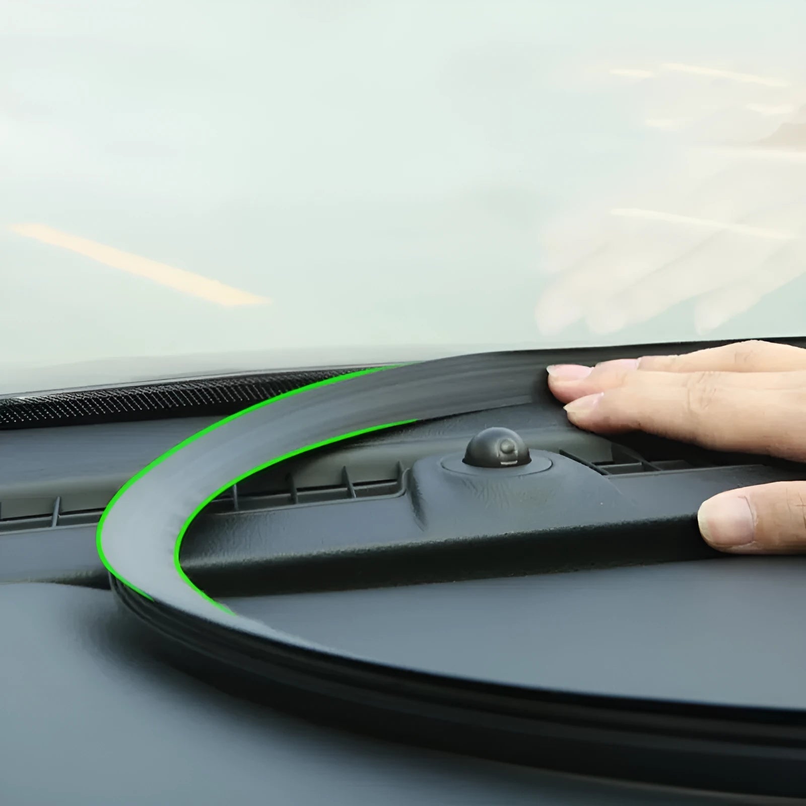 Outlander dashboard soundproof seal strip showing 1.6m silicone length with six card slots