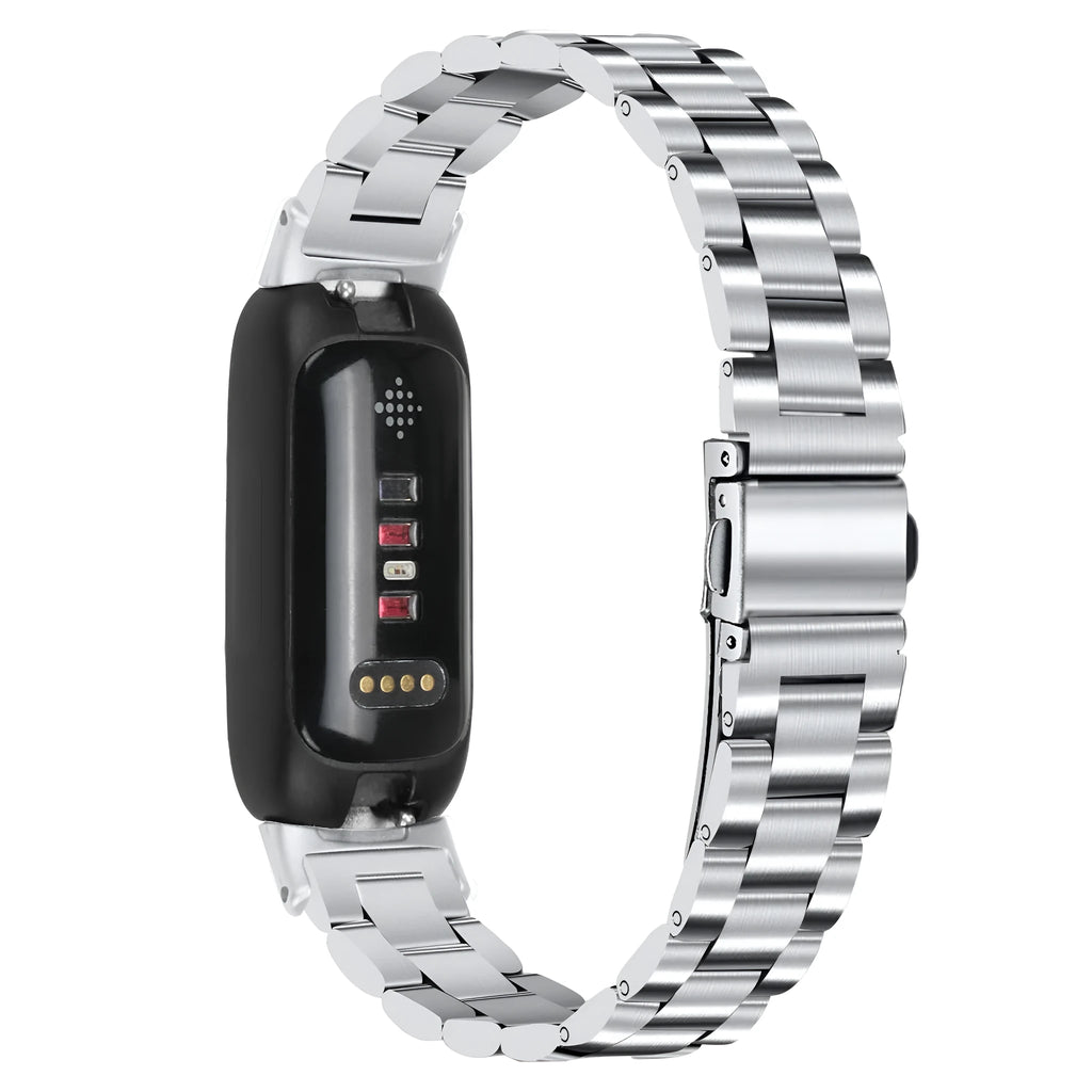 Huawei Inspire 3 stainless steel replacement watch strap in multiple colour options showing 12mm connector.