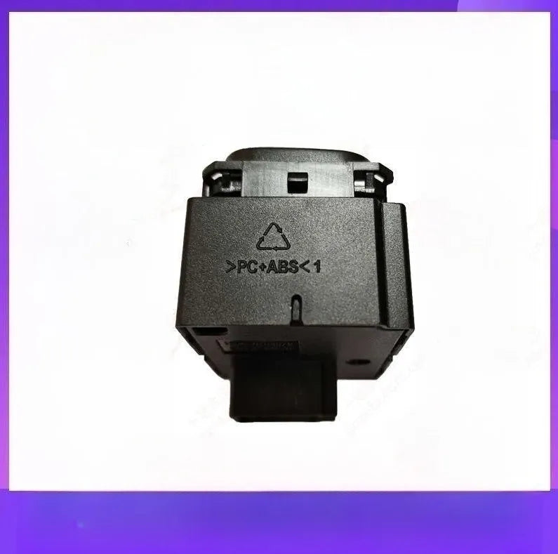 Black plastic power mirror switch for Dongfeng Fengon 580 car.