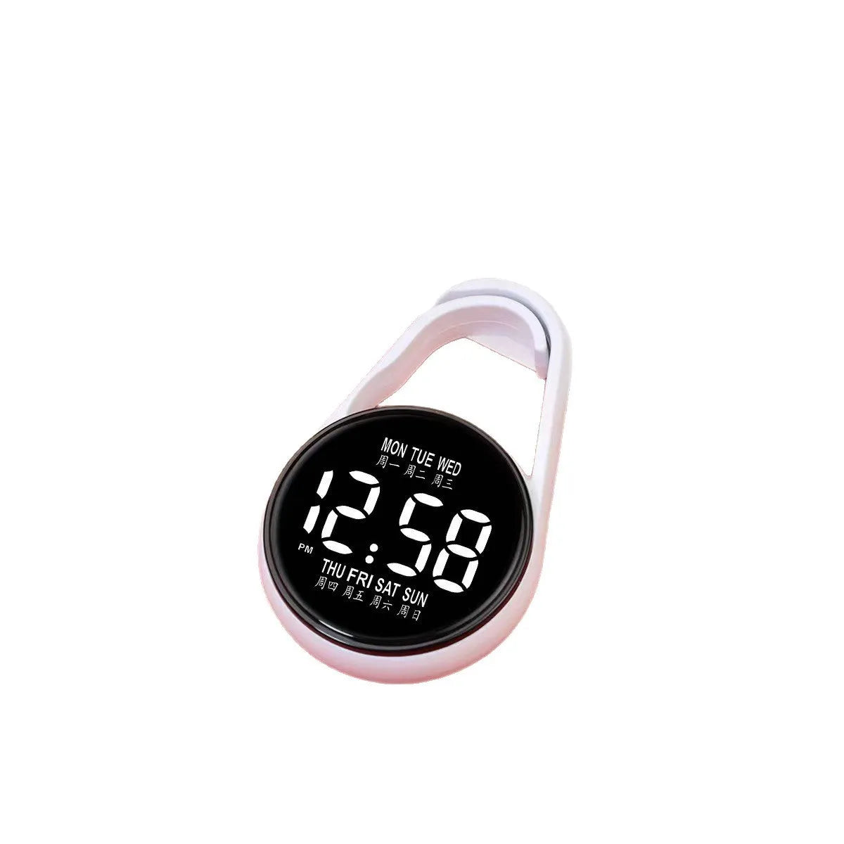 LED luminous electronic digital watch with waterproof plastic strap and multiple colour options