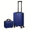 Aluminium alloy luggage set with 14-inch and 20-inch cases showing towel compartment