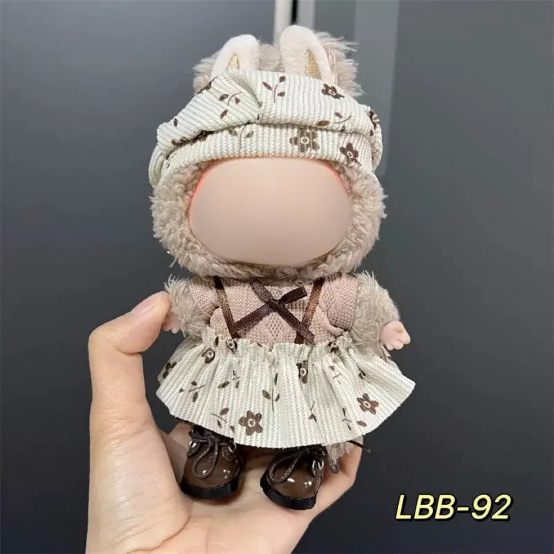 17cm vinyl figure clothing set in plastic material with multiple LBB style options