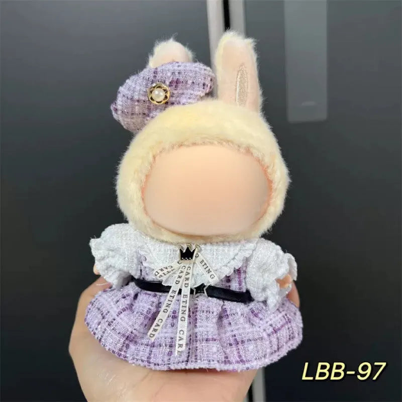 17cm vinyl figure clothing set in plastic material with multiple LBB style options