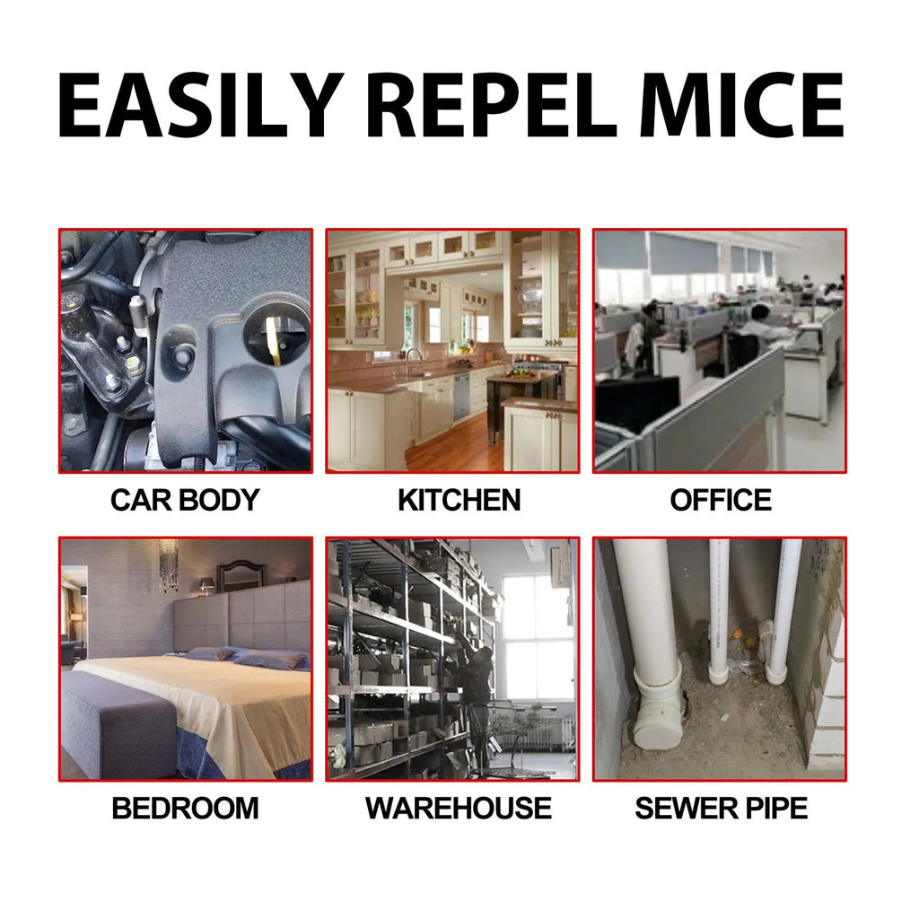 60ml natural mouse repellent spray bottle with essential oil formula