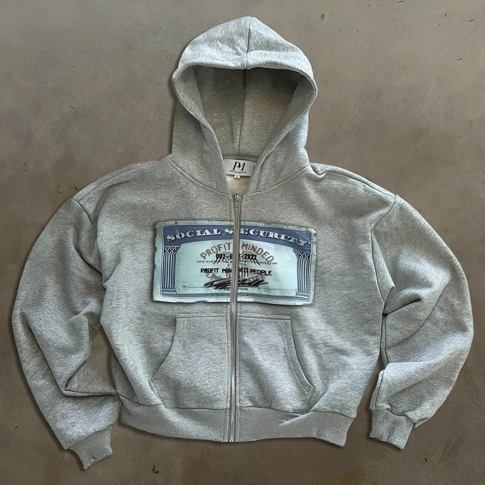 Men's and women's cute hoodie zip jacket with letter pattern in black, grey, or pink colours
