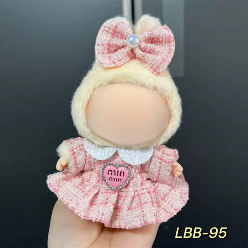 17cm vinyl figure clothing set in plastic material with multiple LBB style options