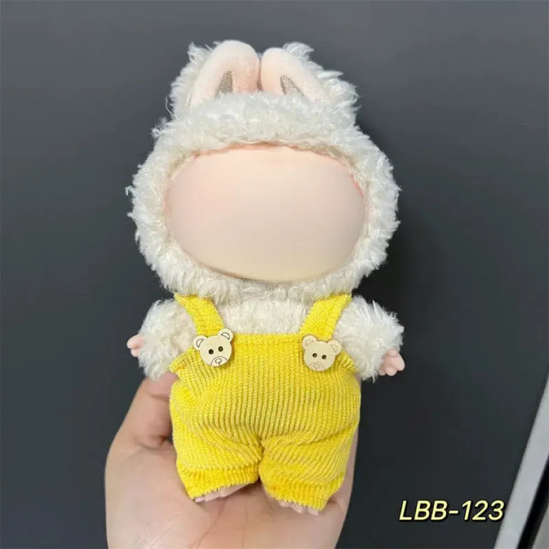 17cm vinyl figure clothing set in plastic material with multiple LBB style options
