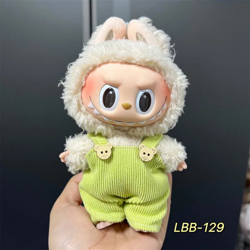 17cm vinyl figure clothing set in plastic material with multiple LBB style options