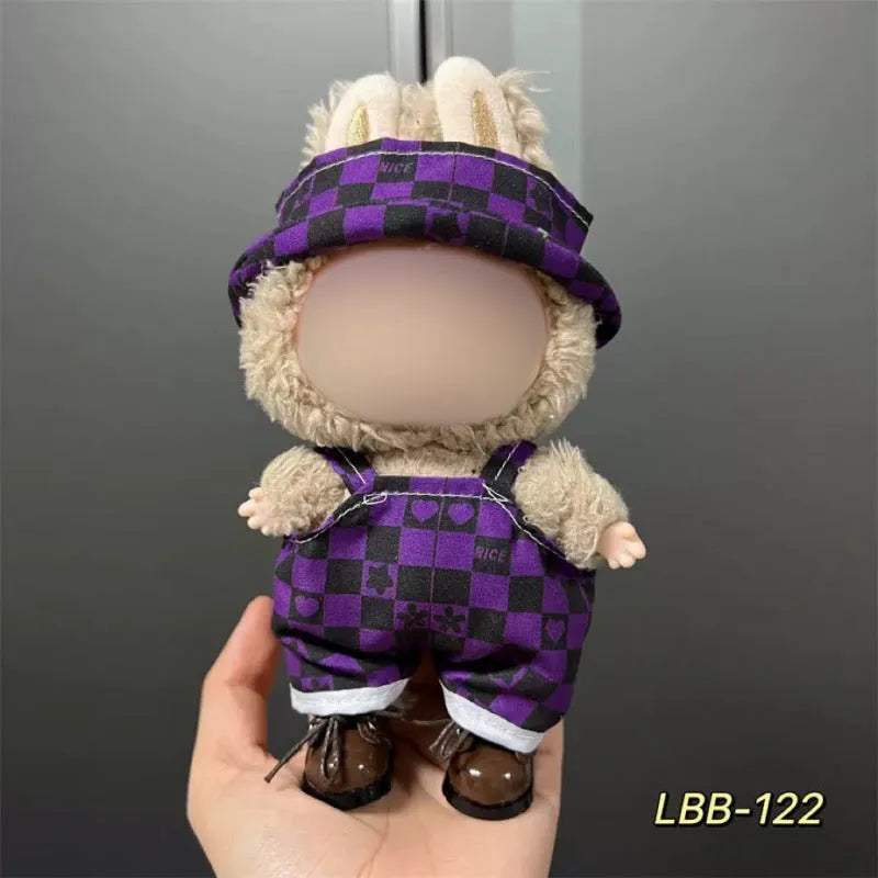 17cm vinyl figure clothing set in plastic material with multiple LBB style options
