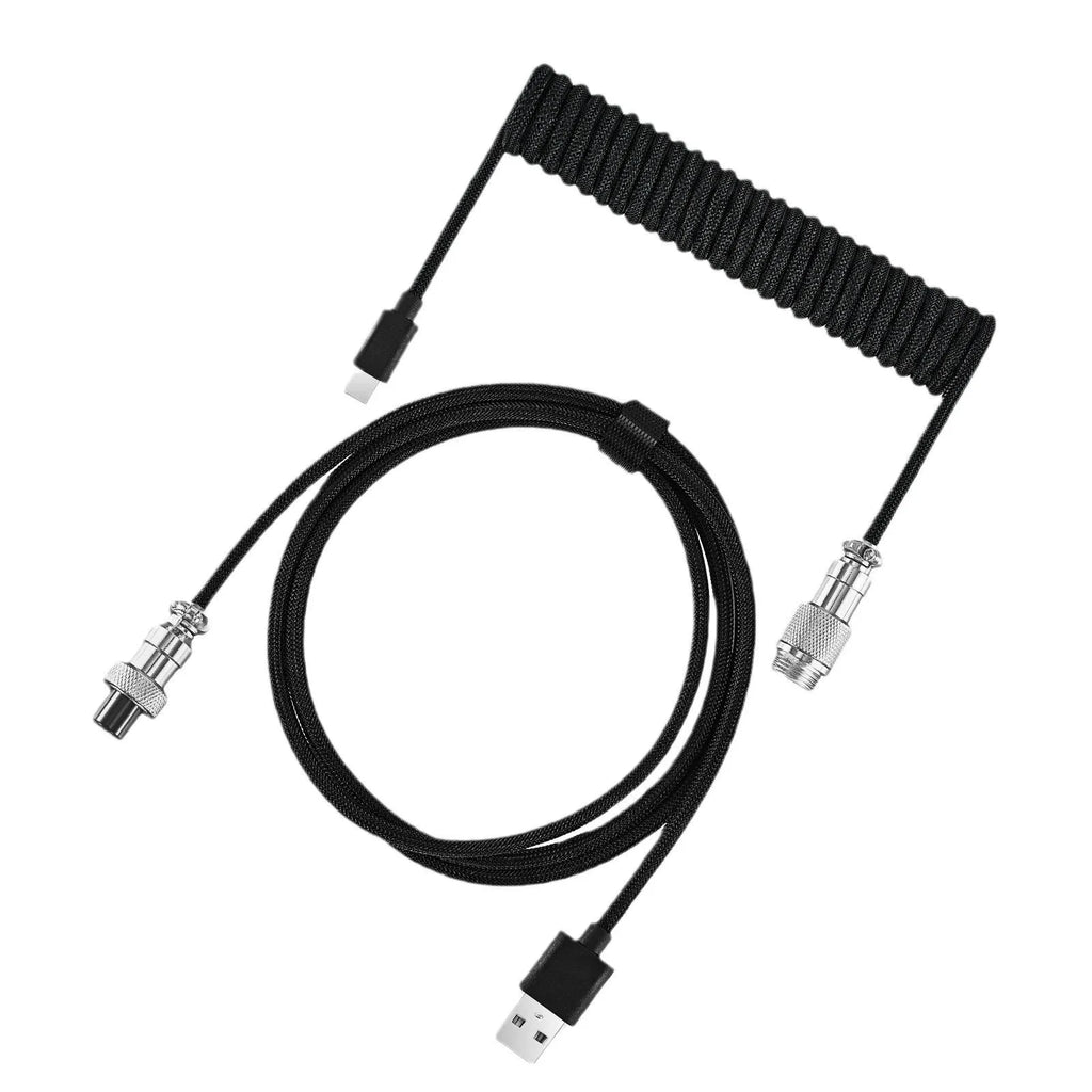 3m USB DIY data cable for mechanical keyboards, available in multiple colours including black and fluorescent green